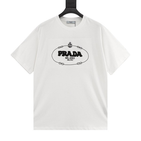 プラダ インターロック刺繍Tシャツ コピー pub27810